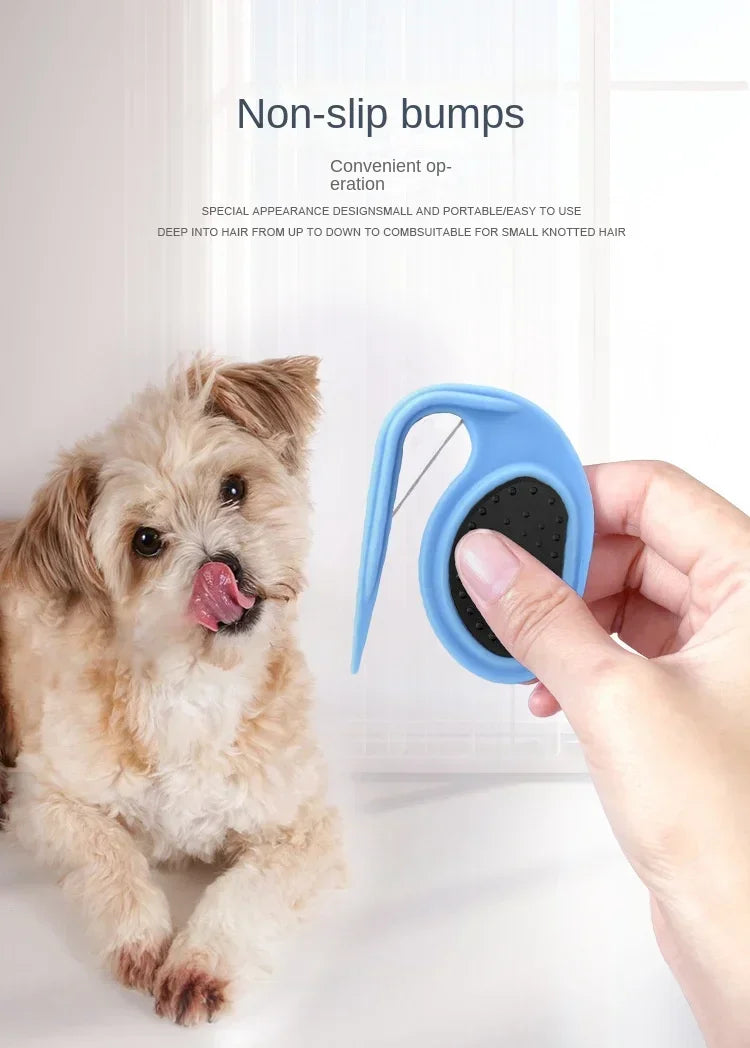 Pet Knotting Blade Comb Cat and Dog Hair Removal Beauty Trimmer Comb Cat Hair Cleaning Brush Cat and Dog Grooming Knotting Tool