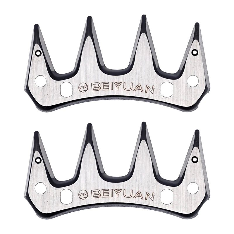 BEIYUAN 4 Tooth Blade Sheep Shears Convex Comb Cutter Shearing Clipper For Sheep Clipper Shears Scissorsd 1/2/4Pcs