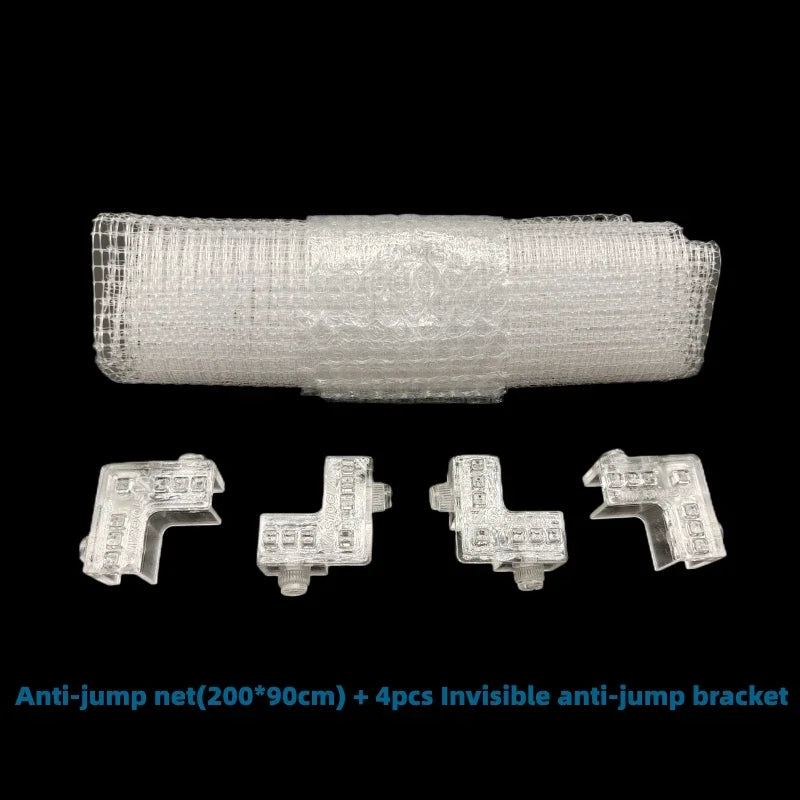 Vastocean Aquarium Fish Tank Invisible Anti-Jumping Net DIY Protective Net Anti-tortoise Escape Anti-Escape Net Replacement Net