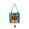 Pet Canvas Shoulder Bag Lion Shaped Carrier For Cat Comfortable Cats Carrying Pouch Handbag Puppy Messenger Bag For Out Travel - Play Paws Toys