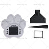 Paw Printing Pet Memorial Plaque 3D Printed Pet Tombstone Simulation Memorial Stone Dog Cat Photo Frame Pet Remembrance Gift