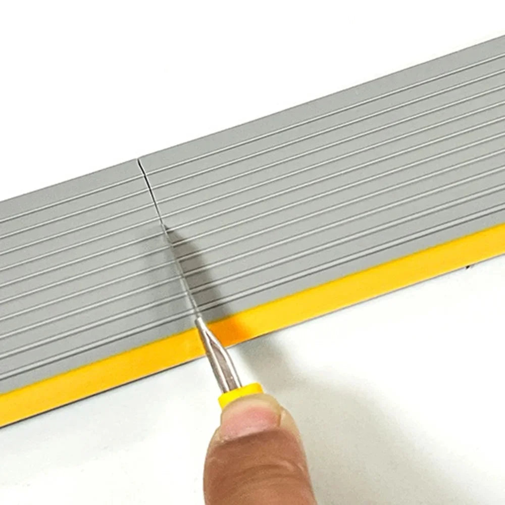 1pc 0.9mX5cm Multi Purpose Ramp Mat Door Threshold Ramp Self Adhesive Durable Non Slip Suitable for Robotic Vacuums Home