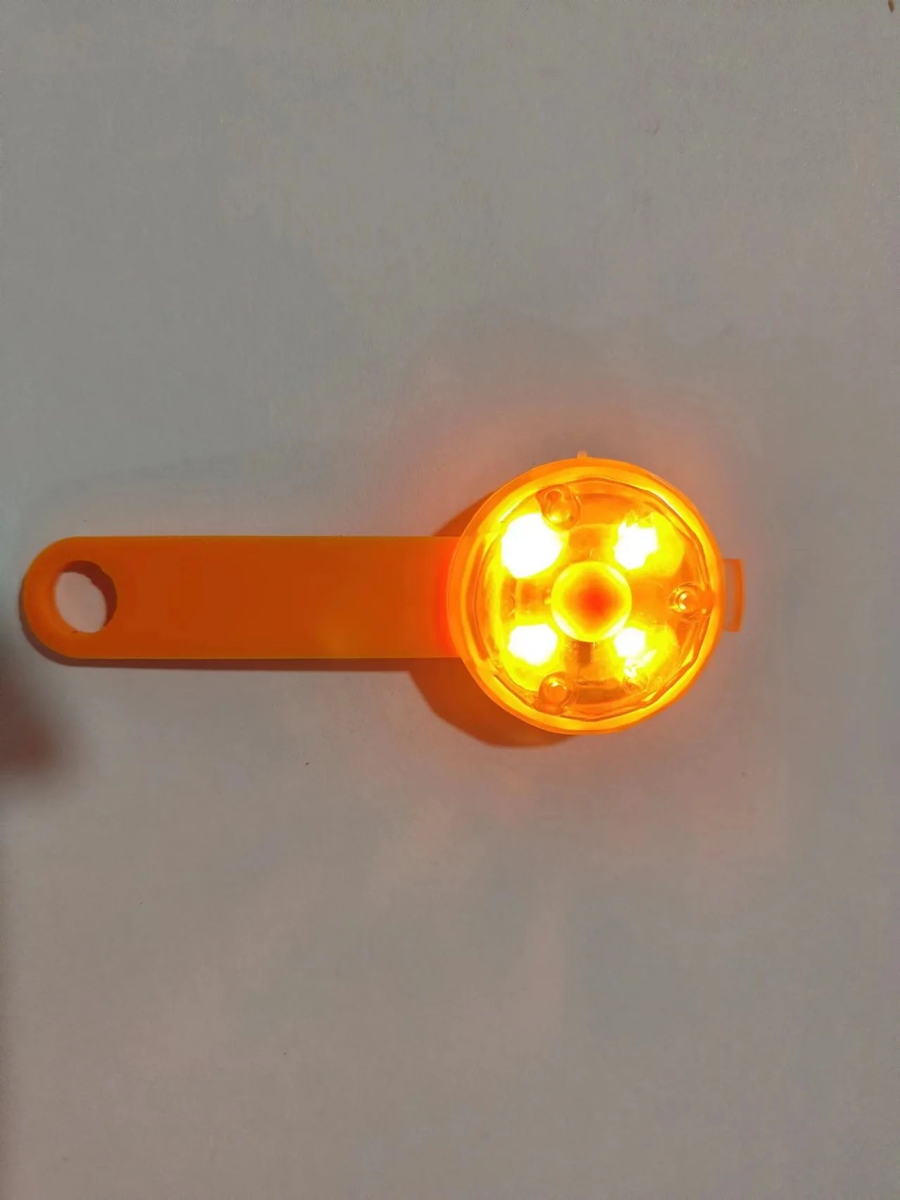 Dog Collar LED Light USB Rechargeable Waterproof Anti Lost Safety Flashing Pendant for Dogs Cats Pets Night Walking Reflective