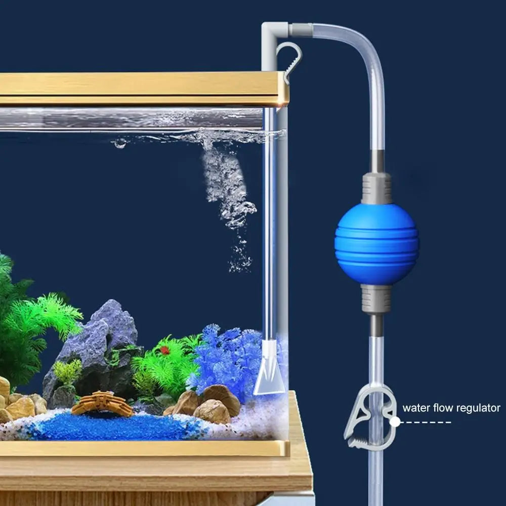 Durable Fish Tank Water Changer Aquarium Gravel Cleaner Syphon Vacuum Water Changer Pump Siphon Hose
