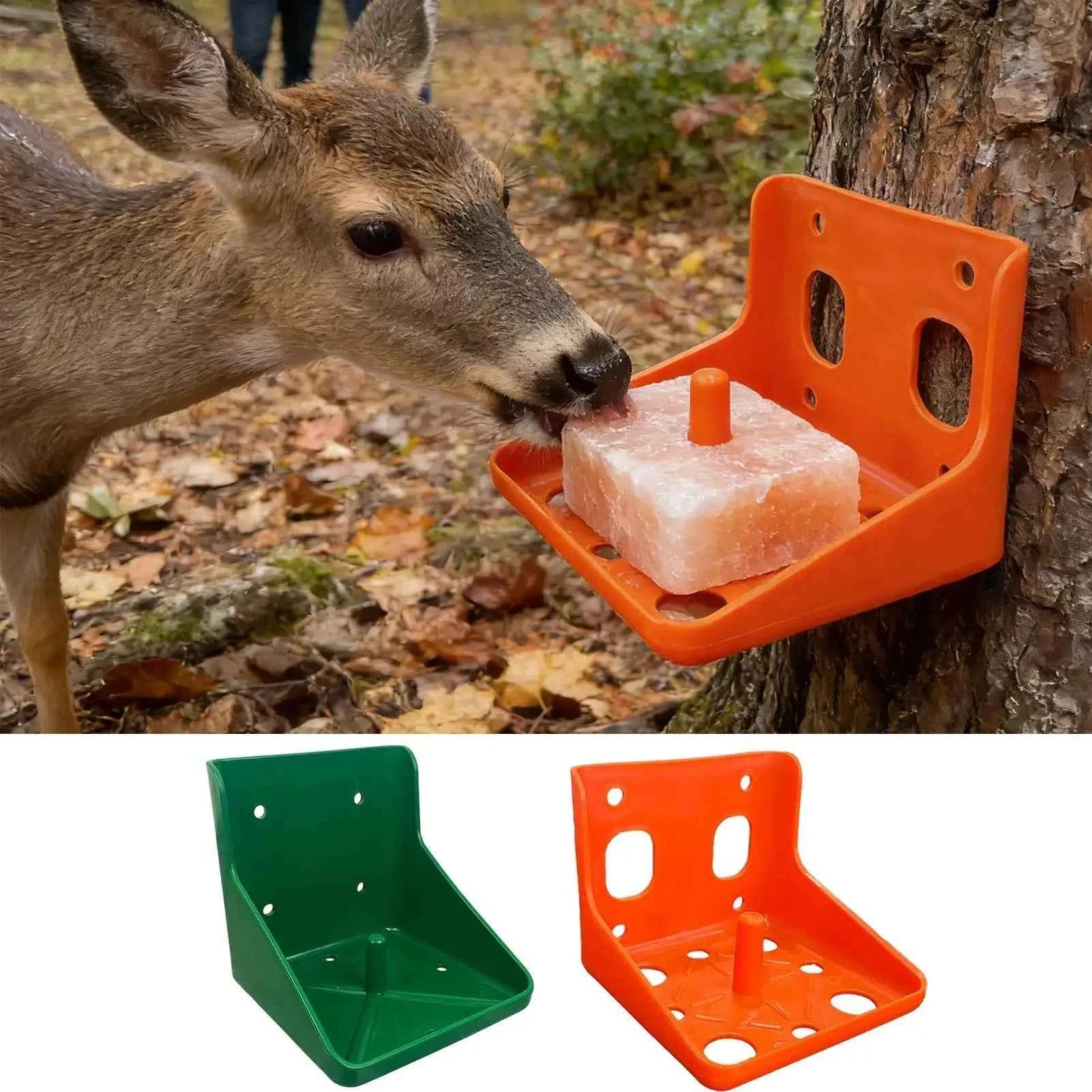 Cattle Sheep Horse Lick Brick Container Salt Block Holder Mineral Container Livestock Salt Block Holder Goat Mineral Block Tray