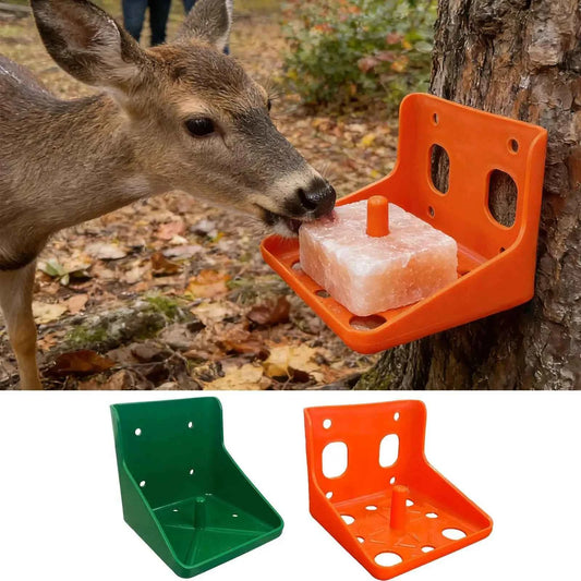 Cattle Sheep Horse Lick Brick Container Salt Block Holder Mineral Container Livestock Salt Block Holder Goat Mineral Block Tray