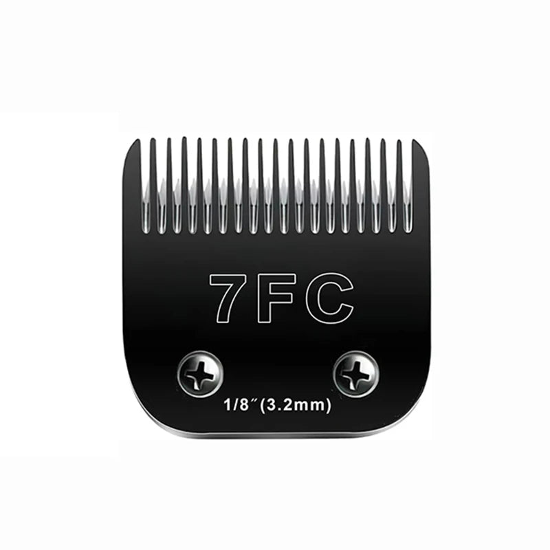 Black 7FC 5FC 4FC 3FC #10 #30 #40 5/8 Professional Dog Clipper A5 Blade Fit Most Andis & Oster Pet Clippers