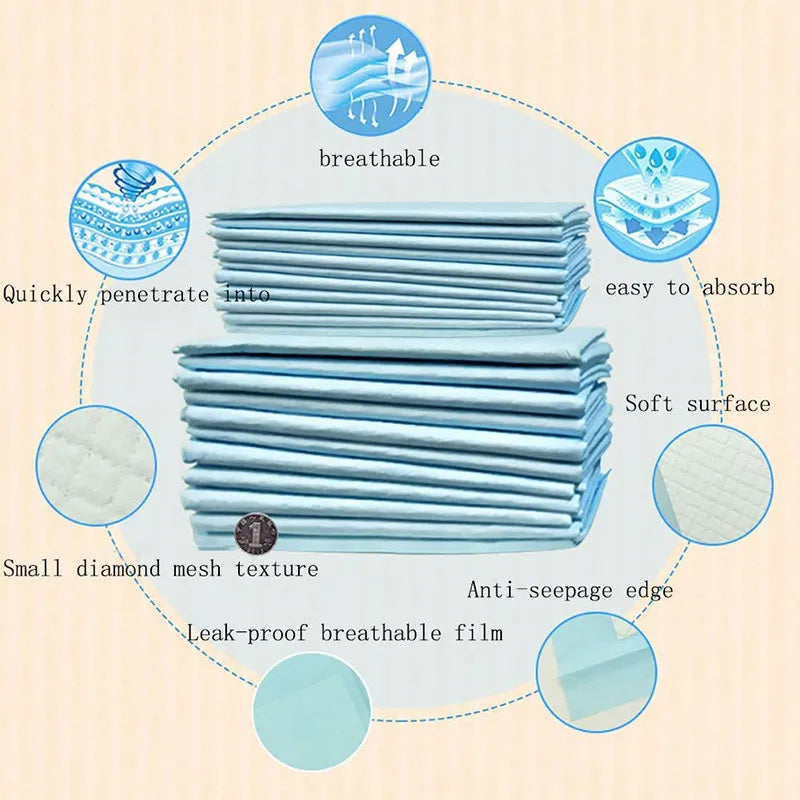 Diapers For Dogs Pet Disposable Nappy Mat Dog Diapers Absorbent Disposable Diapers Absorbent Pet Toilet Cat Disposable Nappy Mat