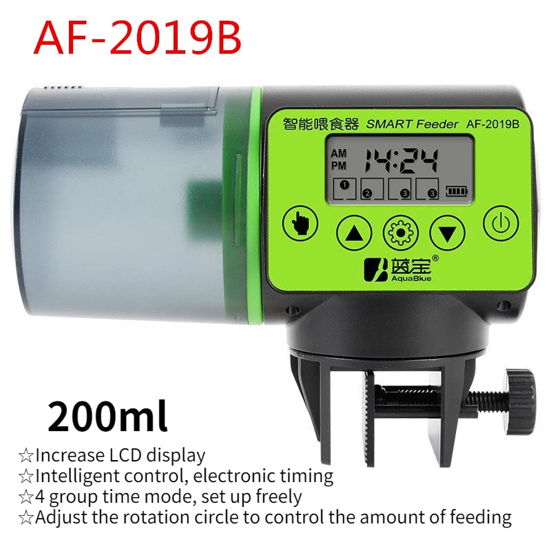 Automatic fish tank feeder intelligent timing automatic feeder aquarium goldfish feeder large capacity fish aquarium  feeder