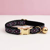 Adjustable Comfortable Cat Collar with Bell Personalized Pet Collar for Cats And Small Dogs metal hardware set cat collar