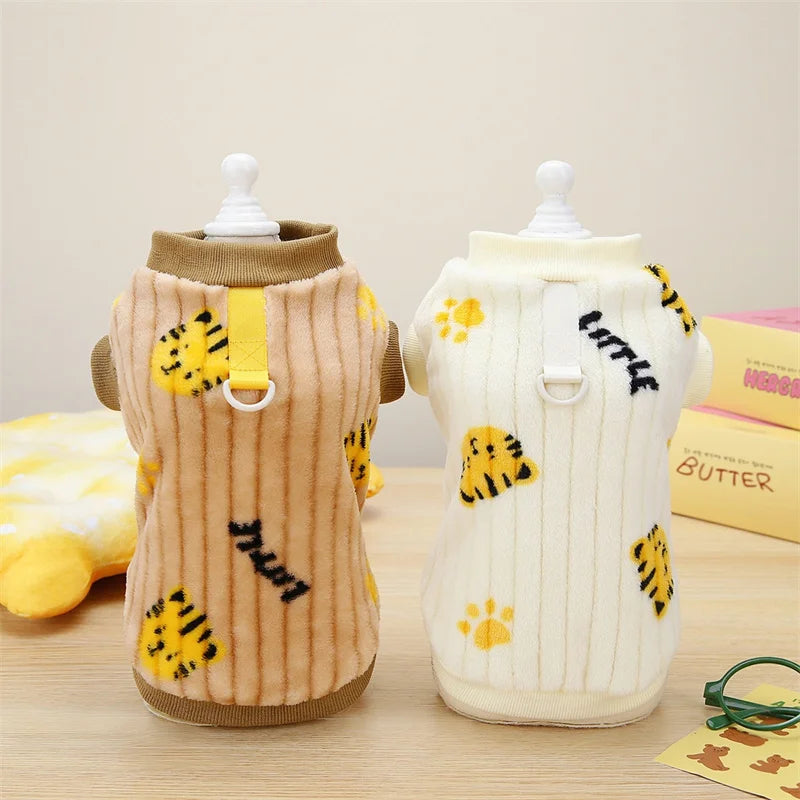Korean Style Sphynx Cat Sweater with Buckle Winter Warm Pet Clothes for Cats Gotas Garfield Persian Pullovers mascotas Clothing - Play Paws Toys