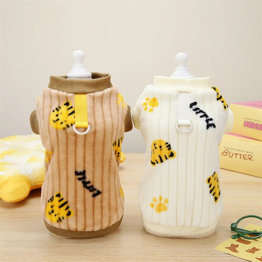 Korean Style Sphynx Cat Sweater with Buckle Winter Warm Pet Clothes for Cats Gotas Garfield Persian Pullovers mascotas Clothing - Play Paws Toys