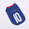 Sport Team Dog Vest Mesh Fabric Thin Style Cool Breathig Dog Vests Teddy Pug Golden Retriever Shiba Clothing Cat Dog Pet Clothes