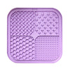 1PC-Silicone pet lick mat; pet slow feed bowl pad with suction cup; lick mat to prevent choking
