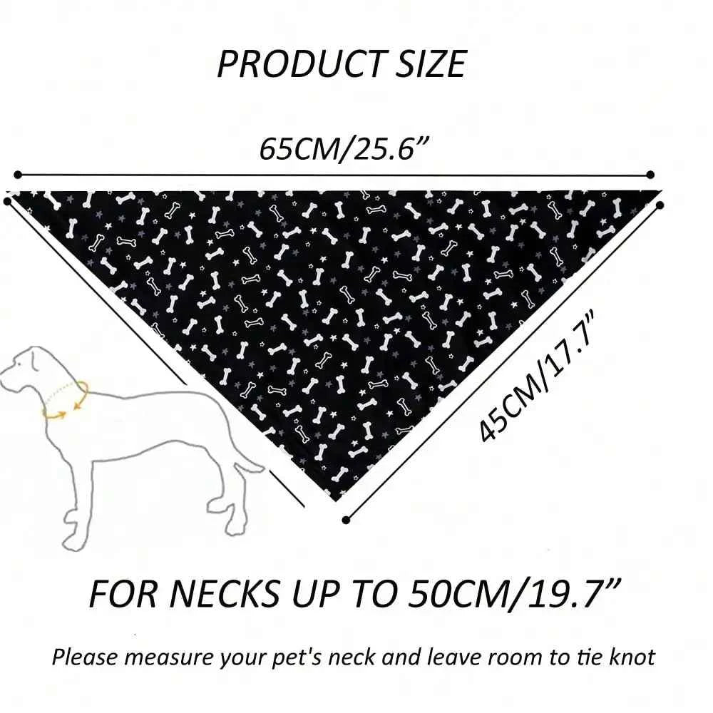 Cute Cartoon Printed Bandana Adjustable Summer Pet Scarf For Dog Cat Bib Kerchief Triangle Towel Holiday Accessories