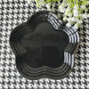 14cm Plum Blossom Small Plate Sauce Plates French Cool Color Cake Dish Gradual Spit Bone Dishs Tableware Ceramic Dessert