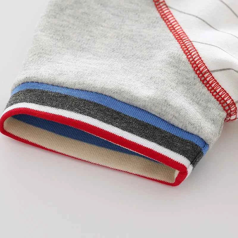 Baby One-Piece Clothing, Pure Cotton, Summer Outfit for 100-Day-Old Babies, Short-Sleeve, Stylish and Trendy Thin Baseball-Style Romper for Boys