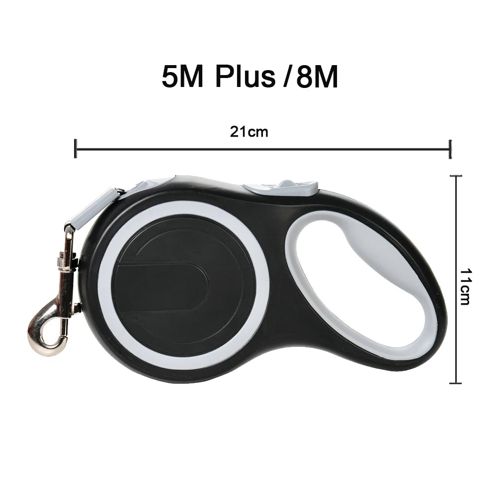 Retractable Big Dog Leash for Small Large Dogs 5M 8M Automatic Adjustable Pet Extendable Strap Yorkie Puppy Lead Rope Supplies