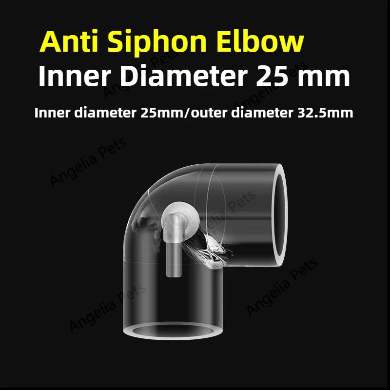 Transparent Fish Tank Water Pipe Acrylic Tube Fittings Elbow Joint Duck Bill Water Outlet Aquarium Accessries Rain Shower Outlet