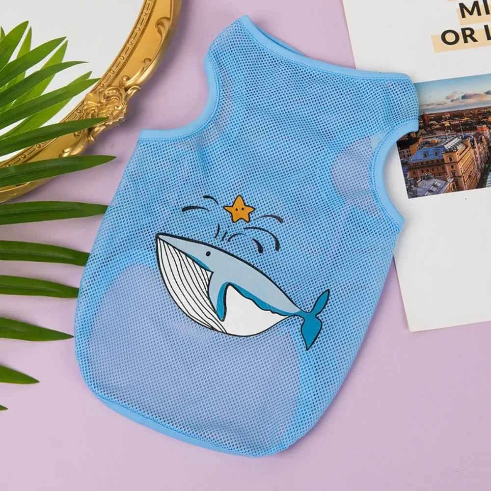 Cute Summer Polyester Fibre Cool Breathable Cat Costume Cat T-shirt Puppy Vest Dog Clothes