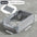 KEMORELA EXtra Large Stainless Steel Cat Litter Box with Lid - Enclosed LitterPan High-Sided Resistant Leak-Proof Cat Litter Mat