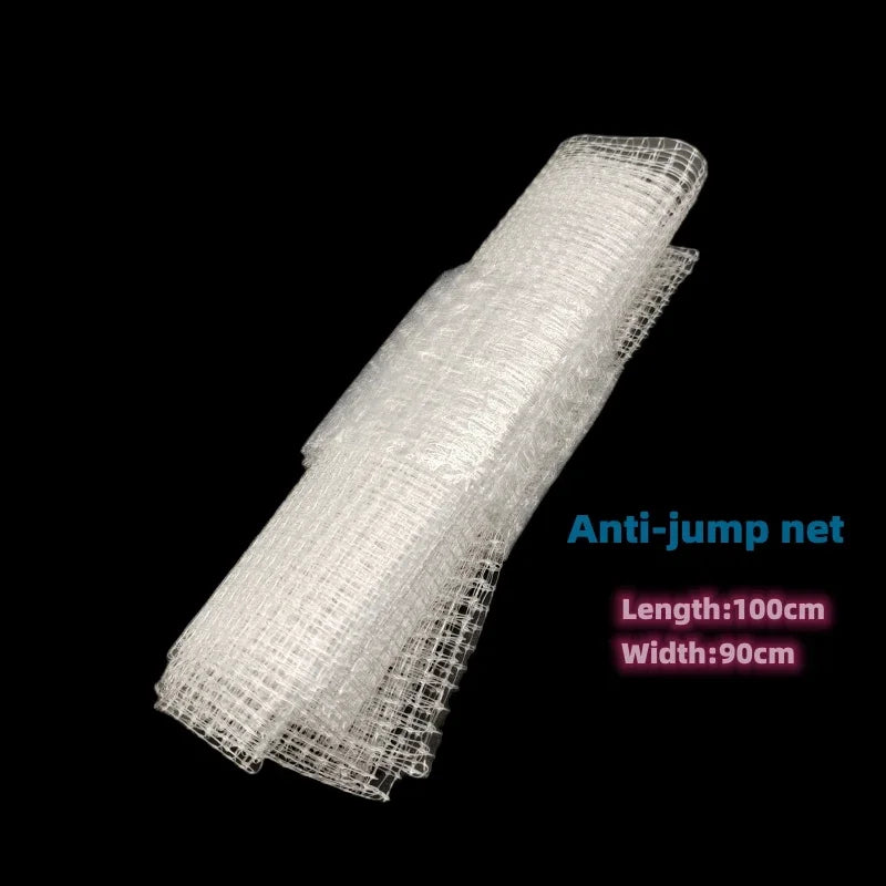 Vastocean Aquarium Fish Tank Invisible Anti-Jumping Net DIY Protective Net Anti-tortoise Escape Anti-Escape Net Replacement Net