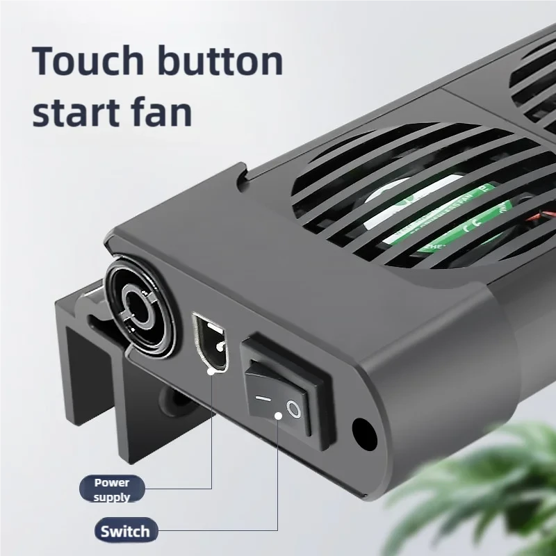 Aquarium fish tank automatic temperature control fan tank cooling aquarium fan water cooling mute 1 2 3 4 5 6