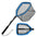 Floating Fishing Net Foldable Landing Net Easy Catch&Release with Telescopic Pole Rubber Coated Fish Net for Saltwater Freshwate