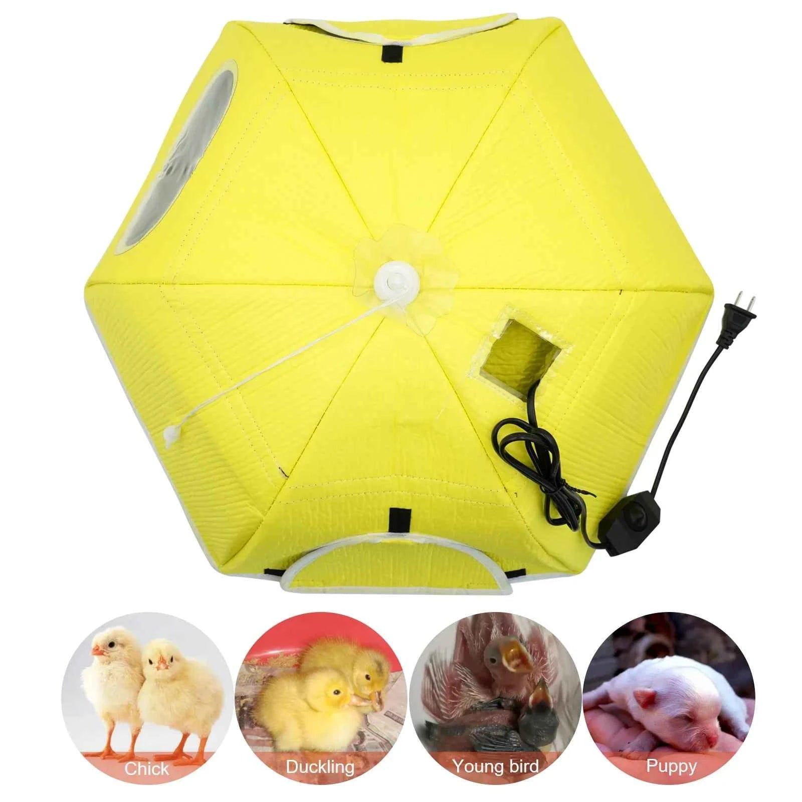 Electric Chick Brooder Heating Cover Chick Cage Heater Chicken Warmer Easy To Install Convenient Time-saving 110V/220V Pet Tools