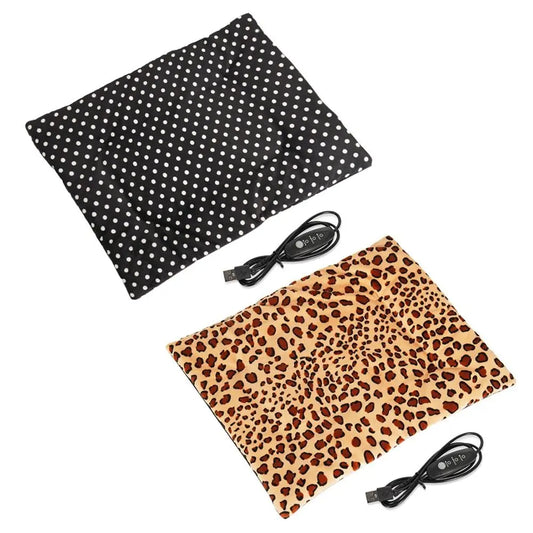 Pet Heating Pad Electric Blanket Dog And Cat Bed Mat Warming USB Blanket Washable Pad Warmer Soft Plush Winter Cat Puppy - Play Paws Toys