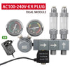 Aquarium CO2 regulator Dual meter solenoid valve Quick plug foam recorder  control system Fish tank CO2 pressure reducing valve