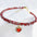 Luxury Crystal Cat Collar Heart Gem Pendant Party Reflective Rhinestone Necklace Adjustable Cats Puppy Chihuahua Pet Accessories