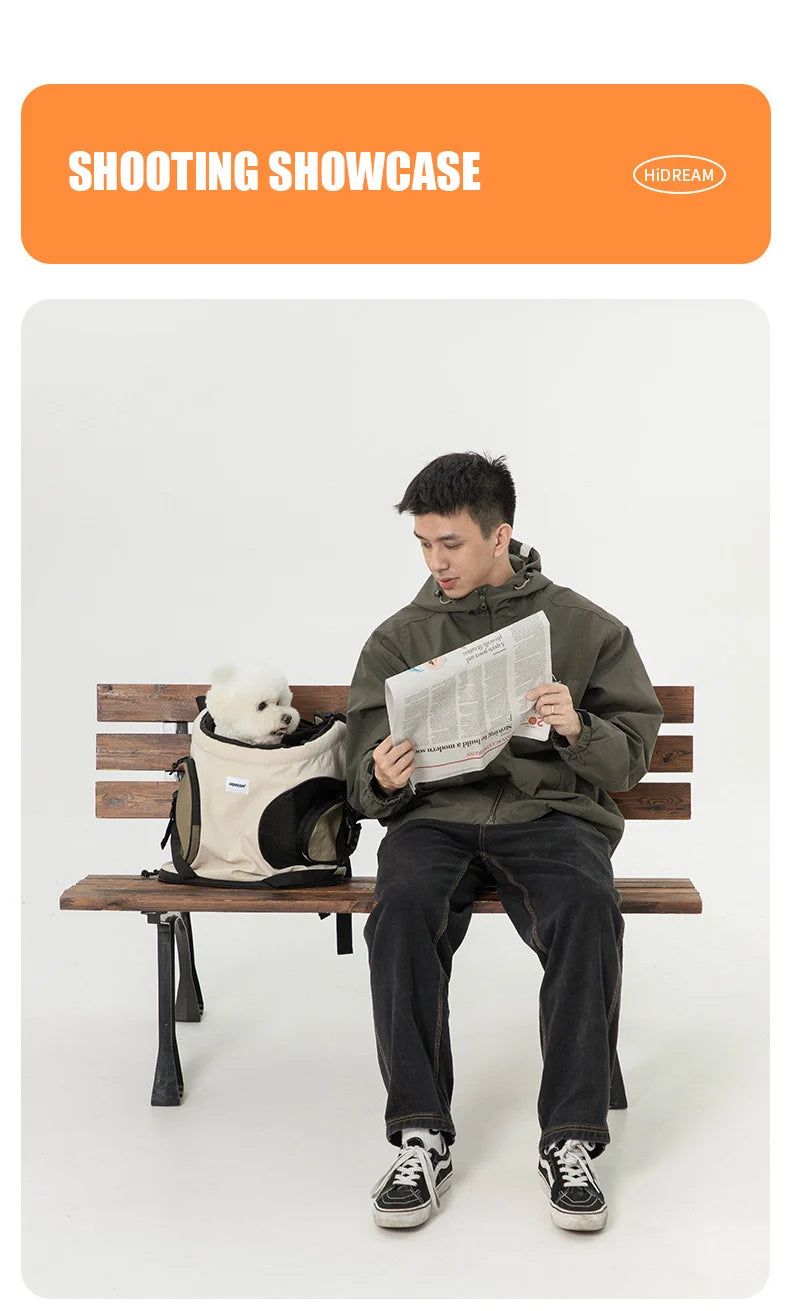 Pet Chest Backpack Front Carrying Tote Backpack Dogs and Cats Breathable Portable Outdoor Bag Shoulder Cat Bag - Play Paws Toys