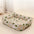 Plaid Printing Soft Removable&Washable Dog Bed Fabric Skin-Friendly Cotton&Linen Breathable Pet Sofa Square Cat Litte Dog Bed