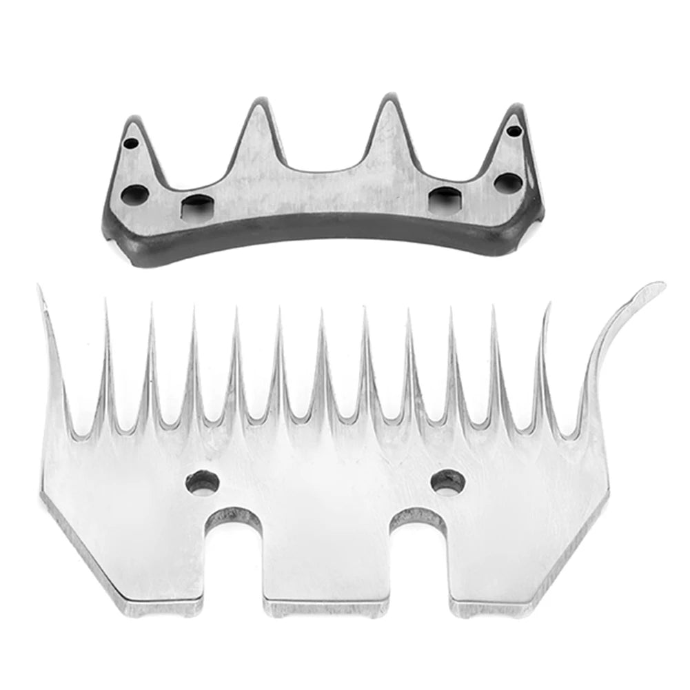 9/13-tooth Stainless Steel Sheep Clippers Blade High Hardness Cutting Shearing Cutter Replacement Cutting Blade Sheep Shear Part