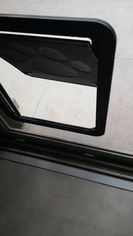 Pet Door Safe Lockable Magnetic Screen Outdoor Dogs Cats Window Gate House Enter Freely Fashion Pretty Garden Easy Install - Play Paws Toys