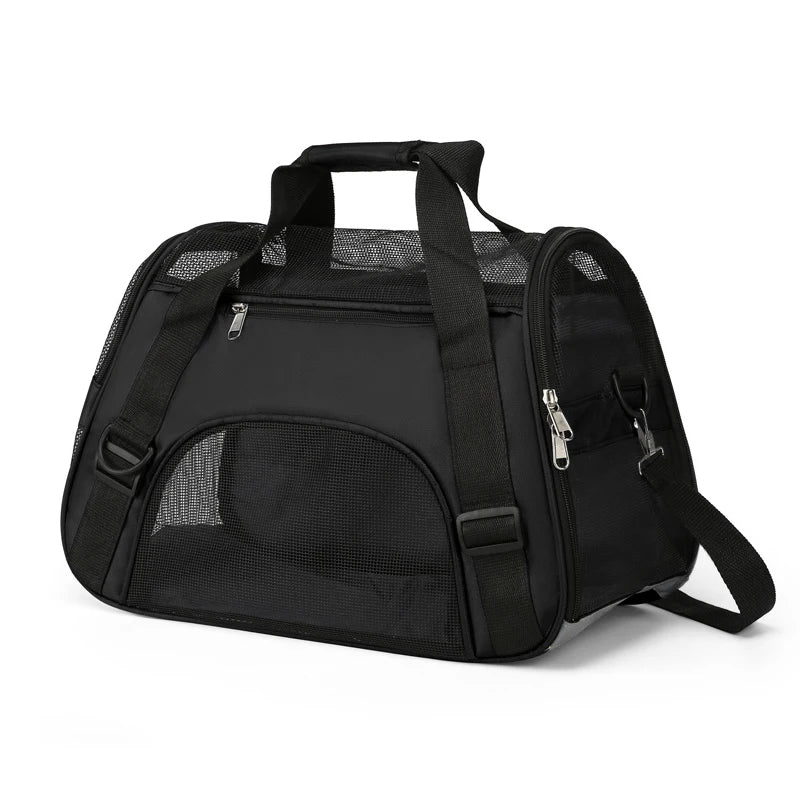 Cat Bags Portable Dog Carrier Bag Mesh Breathable Foldable Cats Carrier Bag Travel Breathable Transport Handbag - Play Paws Toys