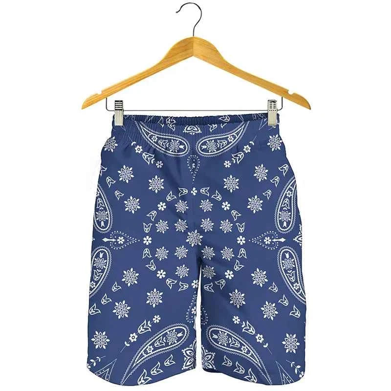 Fashion Paisley  Pattern Beach Short Men Clothing Popular 3D Print Daily Casual Board Shorts Classic Trend Streetwear New Trunks