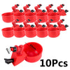 Chicken Feeder Poultry Feeding Supplies DIY Rain Proof Poultry Feeder Port Gravity Feed Kit For Buckets Barrels Bins Troughs