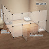 Pet Fence Kitten Isolation Door Dog Cage Kitten Guardrail Iron Small Size Dogs Teddy Indoor Kennel Home Rabbit Fence Cat Cage - Play Paws Toys