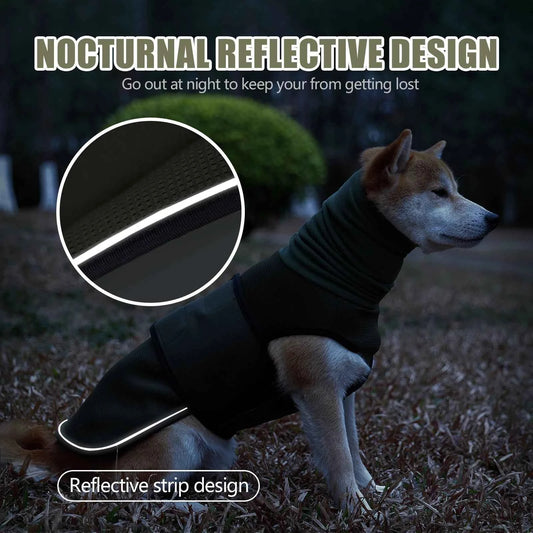 Dog Anxiety Vest and Coat-Keep Pet Calm, Dog Jacket for Thunder, Fireworks, Anti Anxiety Vest for Dogs and Cat Body and Ear