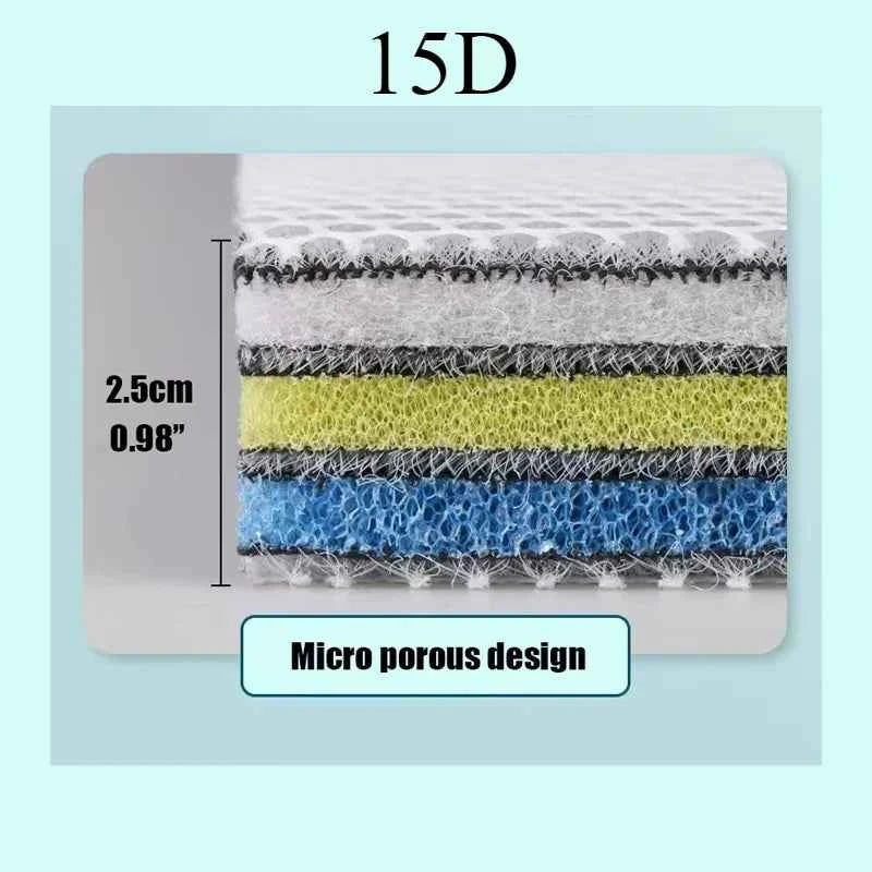 NEW 15D/9D Aquarium Sponges Filter Media Fish Tank  Filter Pad No Glue Foam Bio Cotton Pond Aquarium Accessories Protein Skimmer