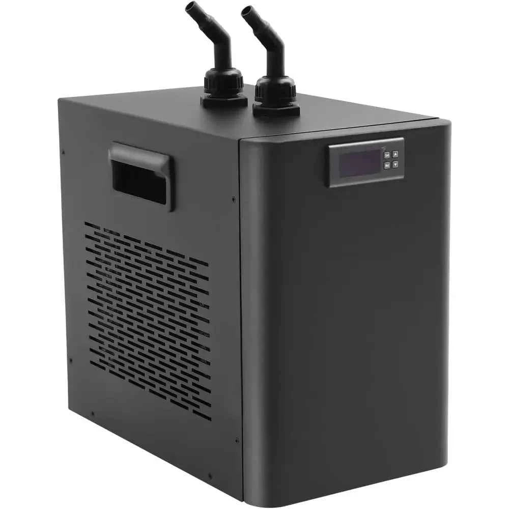 110V Air-Cooled Aquarium Chiller, 160L/42Gal Capacity, Ideal for Home and Fish Market Water Cooling Systems