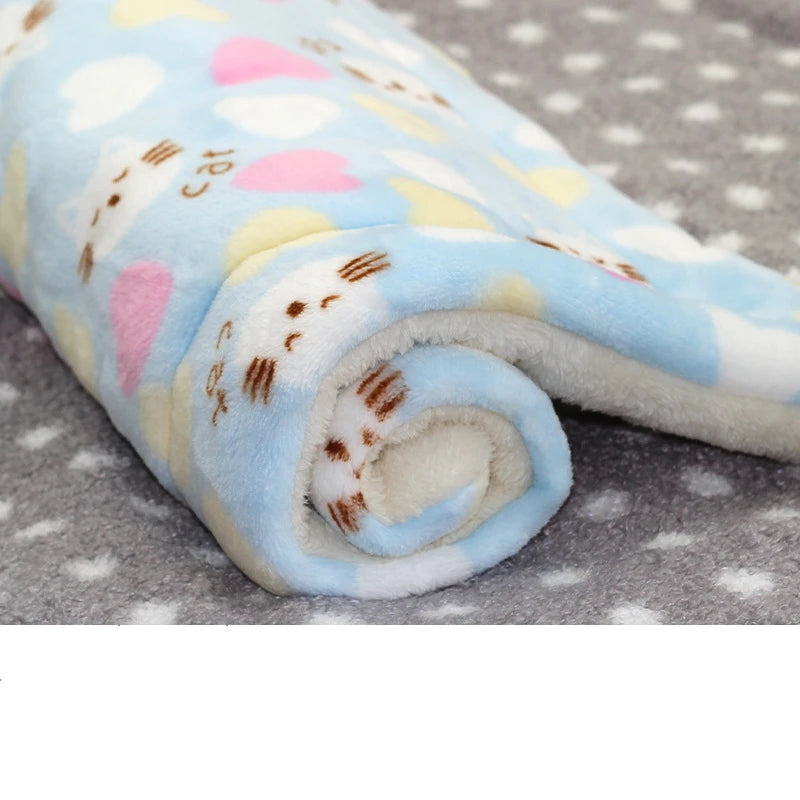 Large Size Flannel Dog Bed Thicken Cat Bed Sleeping Mat Dog Mat Blanket For Puppy Kitten Dog Bed Rug for Small Medium Large Dog - Play Paws Toys