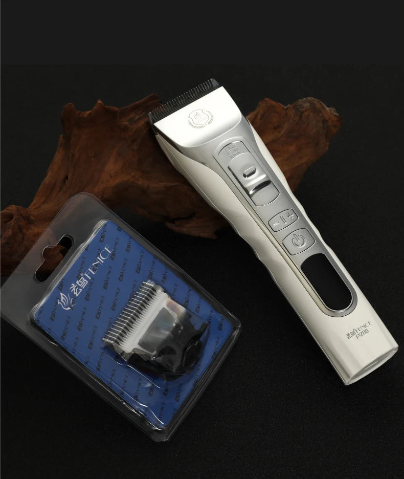 Fenice Dog Hair Cutting Machine Clippers Grooming Pet Animals Haircut Trimmer Shaver Set Pets Cordless Rechargeable Professional