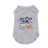 1PC  Bruto print pet sleeveless T-shirt, soft and breathable round neck pet vest