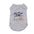1PC  Bruto print pet sleeveless T-shirt, soft and breathable round neck pet vest