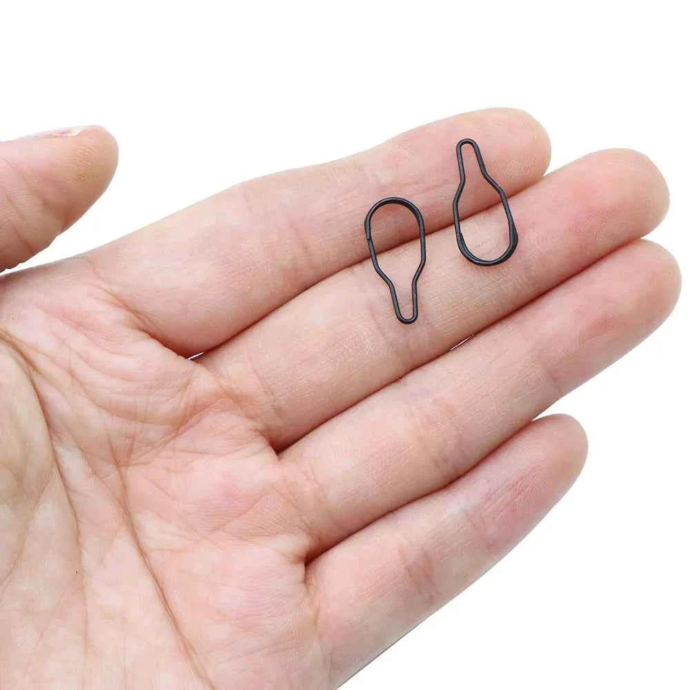 20pcs Carp Fishing Accessories PVA Bag Link Clips Method Feeder Hair Rig Bait Boilie Connector Quick Change Swivels Fish Tackle