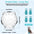 1/2Pcs Cat Muzzle Pet Grooming Cover Accessory Anti-bite Anti-Licking Cat Space Hood Breathable Helmet with 4 Silicone Paw Shoes