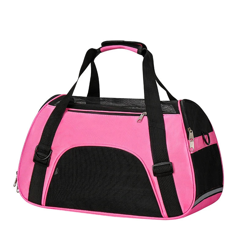 Cat Bags Portable Dog Carrier Bag Mesh Breathable Foldable Cats Carrier Bag Travel Breathable Transport Handbag - Play Paws Toys